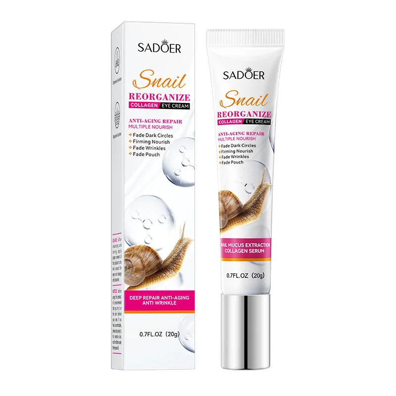SADOER Snail Collagen Eye Cream – Dark Circle & Puffiness Care