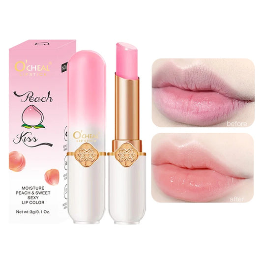 O'CHEAL Color Changing Fruit Lipstick – Temperature Reactive Moisturizing Lip Balm - Roomsium