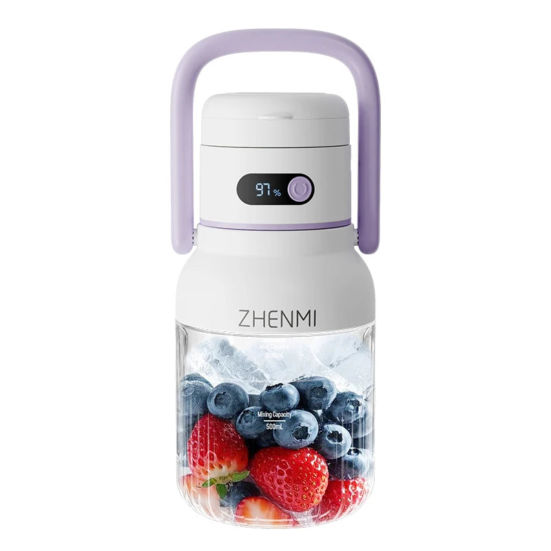 ZHENMI Large-Capacity Portable Juicer / Blender – J15 (33oz / 1L)