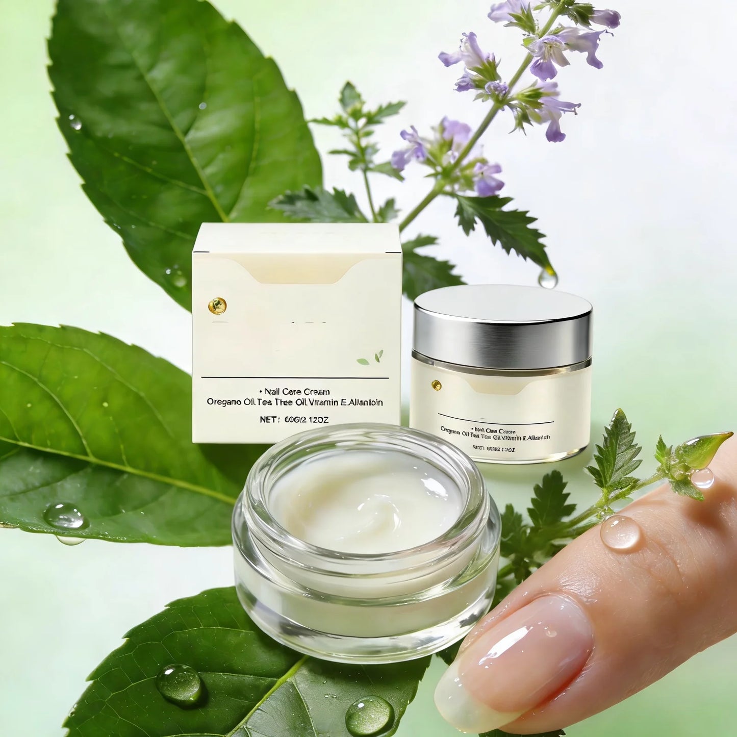 Tea Tree Nail Repair Cream – Vitamin E Nail Strengthener & Cuticle Care 60g