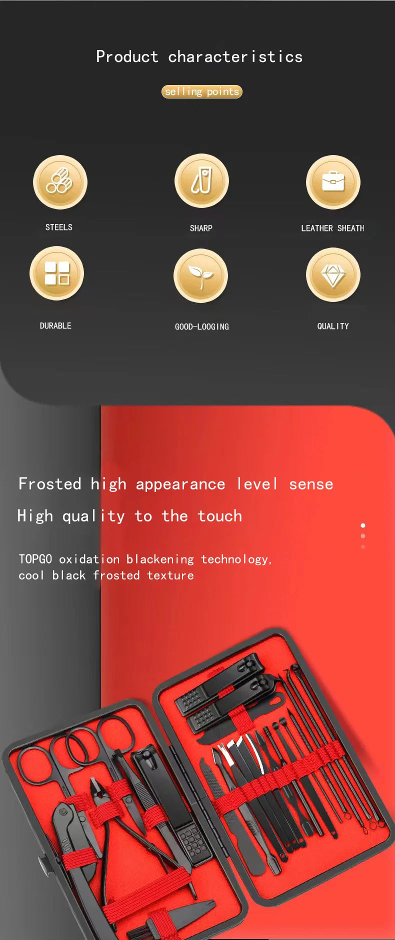 Stainless Steel Nail Clipper Set – Complete Manicure & Pedicure Beauty Tool Kit - Roomsium