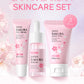 LAIKOU Vitamin C Sakura & Snail 3-Piece Skincare Set – Travel Size Face Care Kit - Roomsium