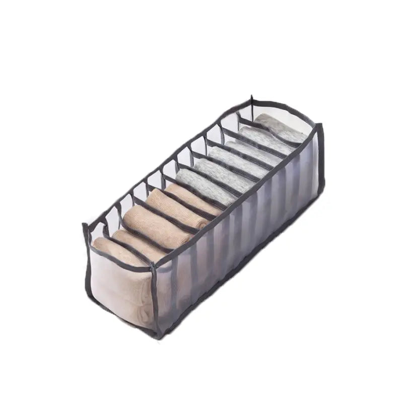 11 Compartment Foldable Underwear Organizer Storage Box