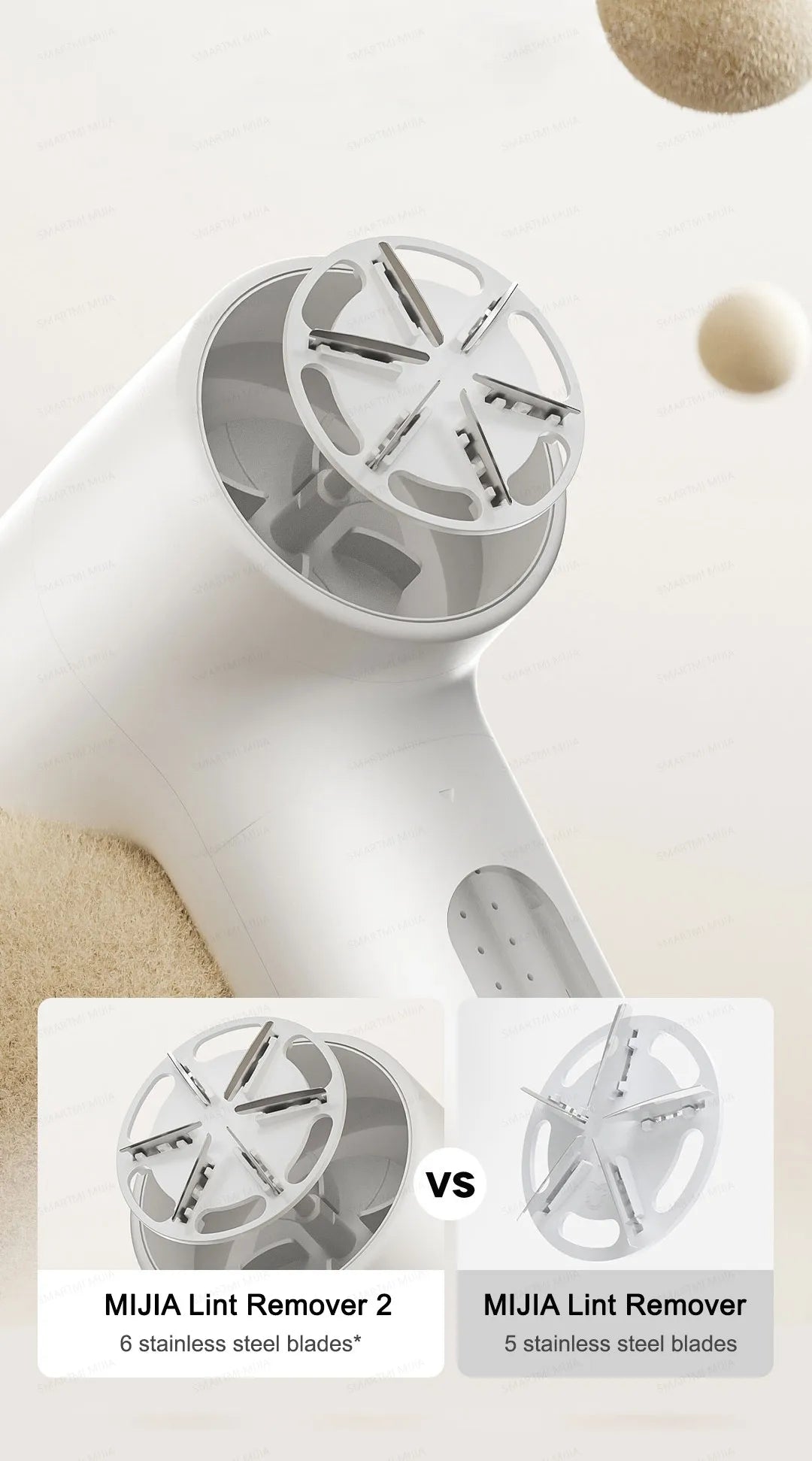 MIJIA Lint Remover 2 | USB Rechargeable Fabric Shaver