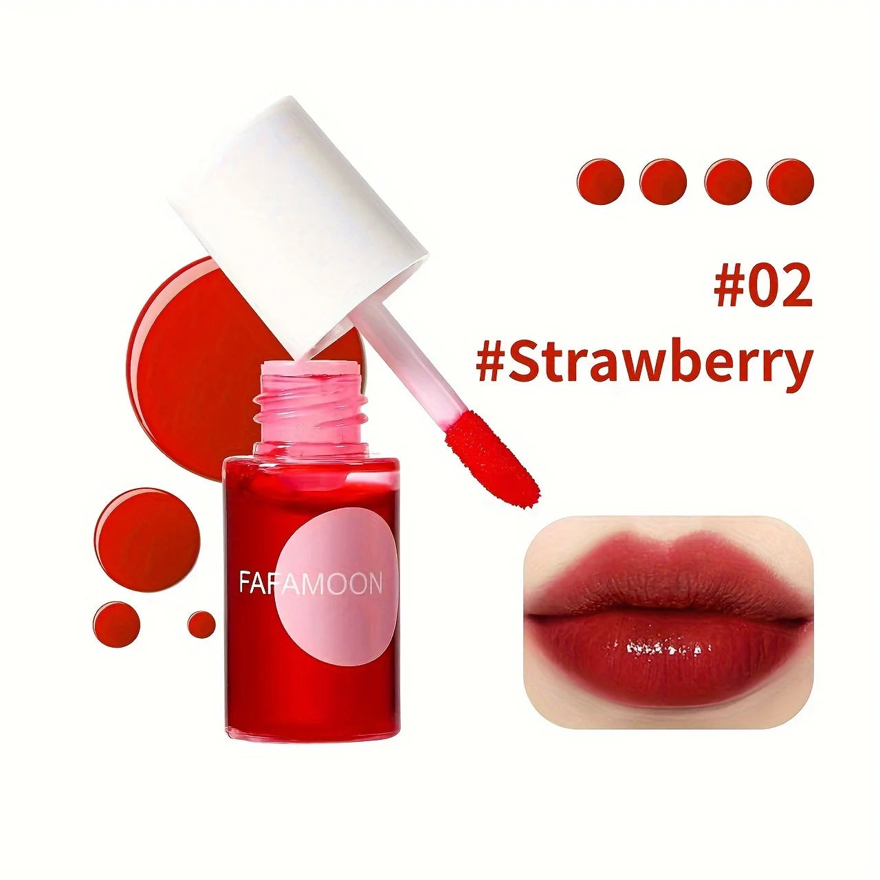 Fruity Lip Tint Water Gloss Long-Lasting Hydrating Lip Color