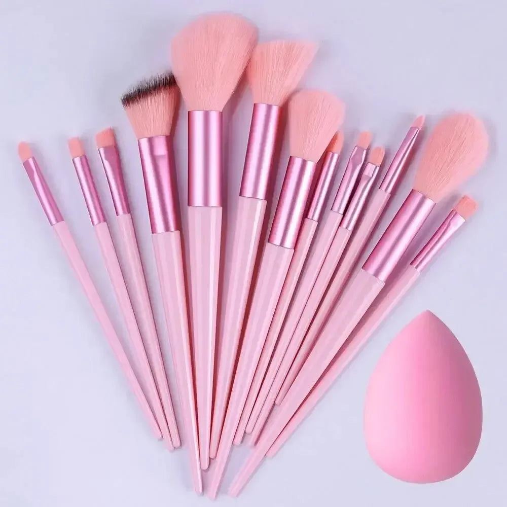 ZXZZS Professional Makeup Brush Set – Soft Fluffy Cosmetic Brushes (13–16pcs) - Roomsium