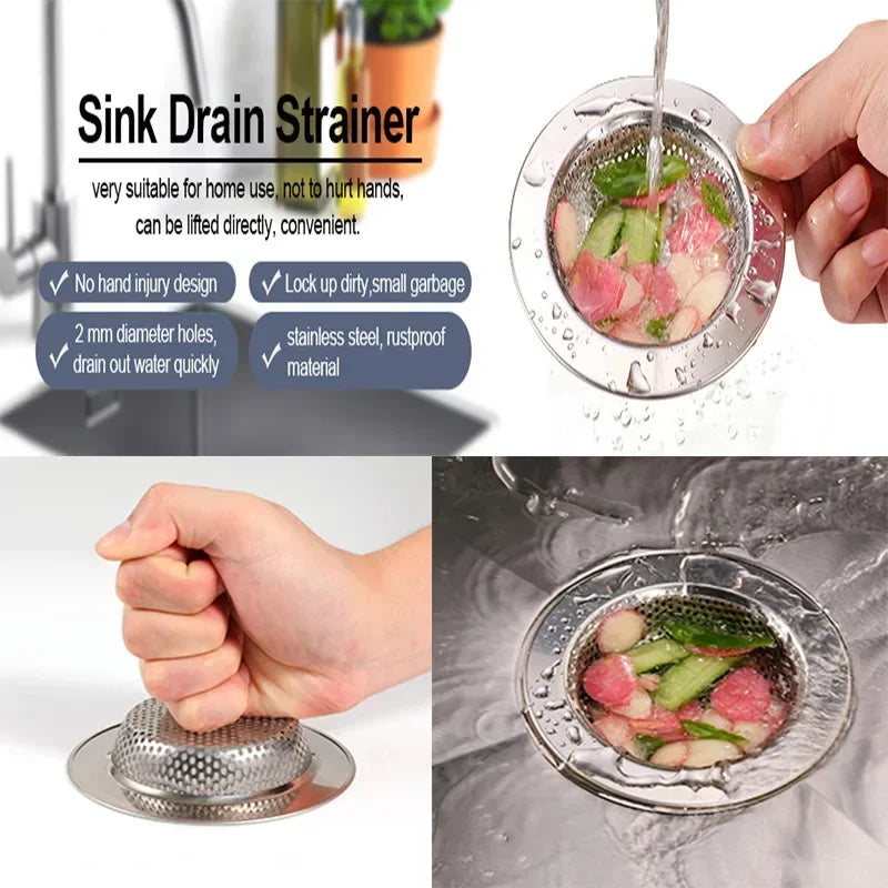 Stainless Steel Sink Drain Strainer Mesh Filter