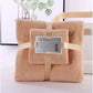 2PC Coral Velvet Bath Towels Set Soft Quick Dry