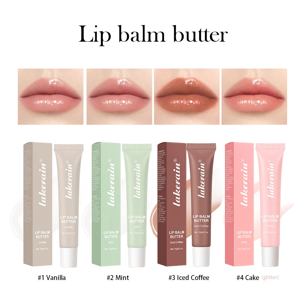 Summer Moisturizing Lip Balm Gloss – Transparent Lip Oil with Vanilla, Mint & Iced Coffee Scents - Roomsium