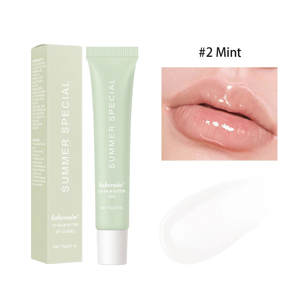 Summer Moisturizing Lip Balm Gloss – Transparent Lip Oil with Vanilla, Mint & Iced Coffee Scents - Roomsium