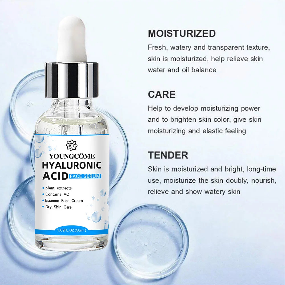 YOUNGCOME Hyaluronic Acid Facial Essence – Deep Moisturizing Serum - Roomsium