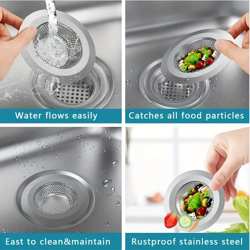 Stainless Steel Sink Drain Strainer Mesh Filter
