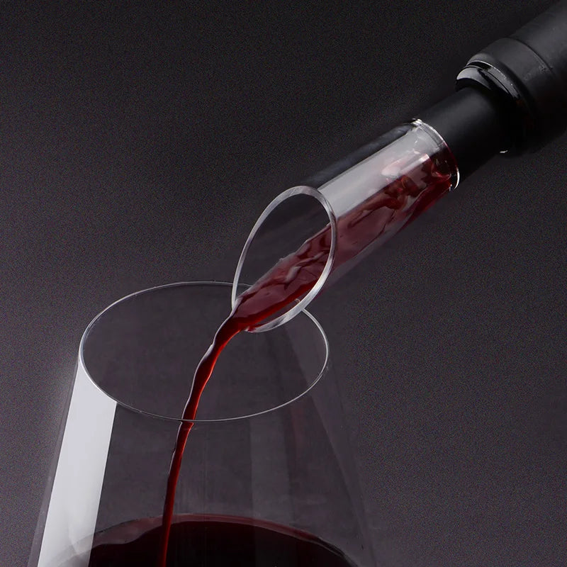 Wine Aerator Pourer for Bottles – Red Wine Decanter Spout with Stopper