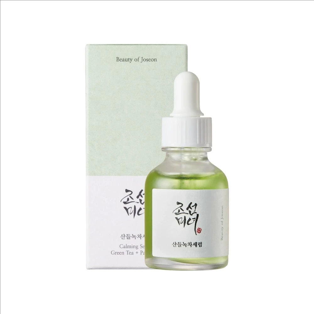 Korean-Style Calming Glow Serum – Green Tea, Niacinamide & Snail Mucin - Roomsium