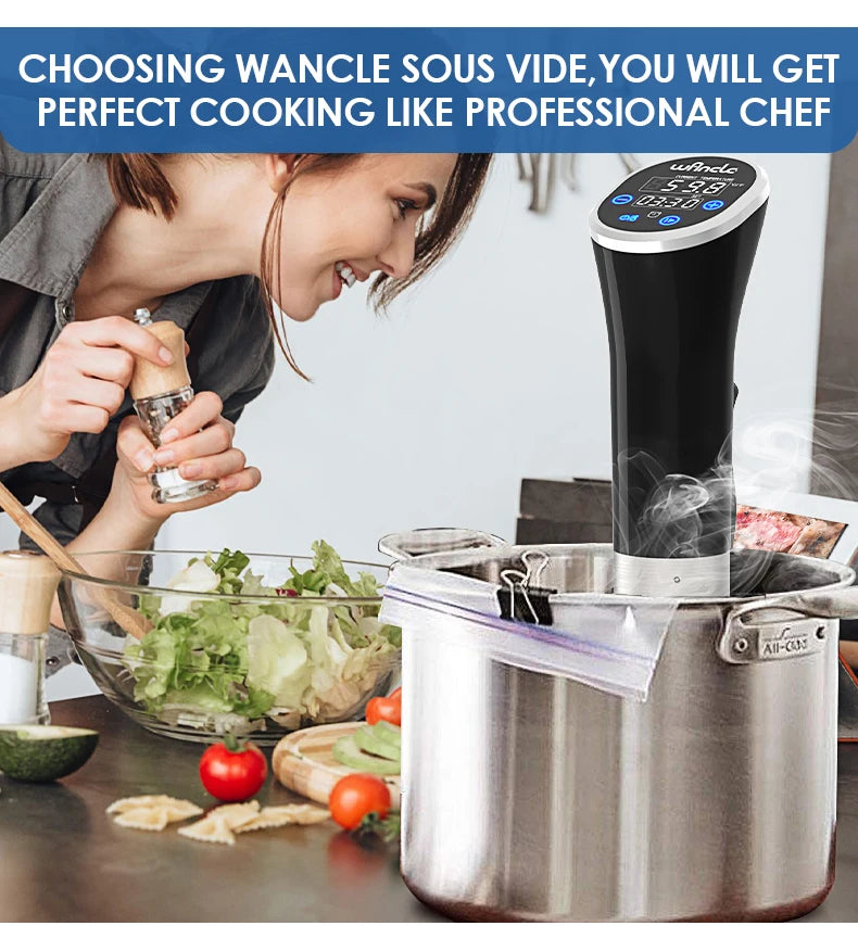 Wancle 1100W Sous Vide Immersion Cooker – Precision Digital Circulator - Roomsium