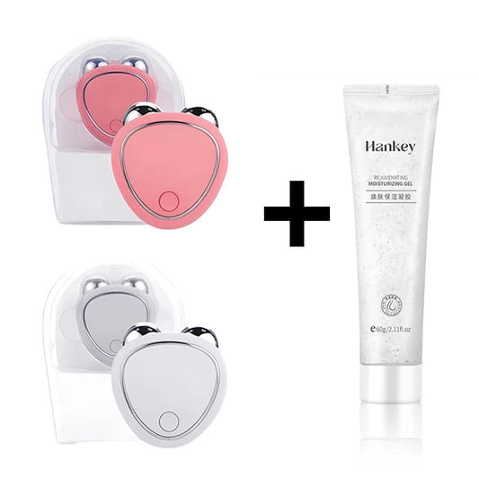 KEMOKO EMS Electric Facial Lifting Roller – Microcurrent Skin Tightening & Rejuvenation