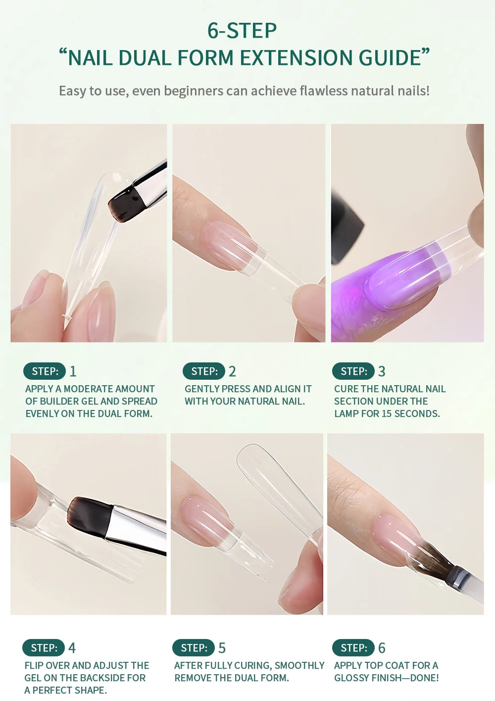 Nailpop Milky Smooth Builder Gel 30g / 100g – Self-Leveling Hard Gel for Nail Extension & Apex Building - Roomsium