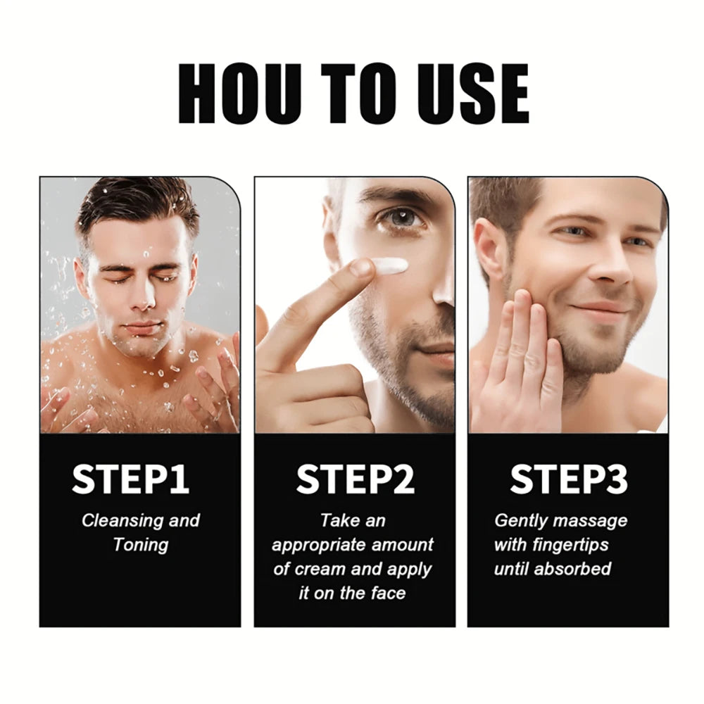 Men's Retinol Face Moisturizer Moisturizing Retinol Cream Anti-Wrinkle Aging Moisturizing Shrink Pores Whitening Smooth Retinol - Roomsium