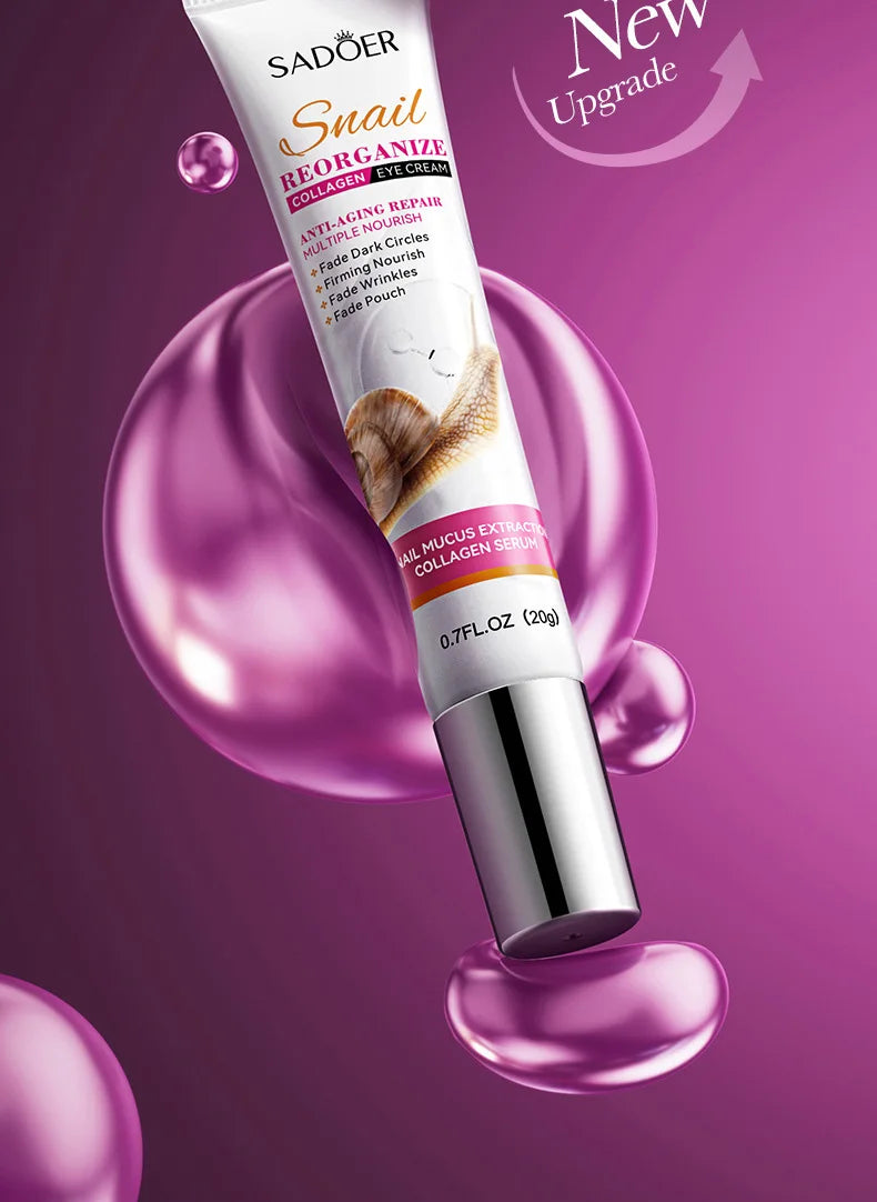 SADOER Snail Collagen Eye Cream – Dark Circle & Puffiness Care