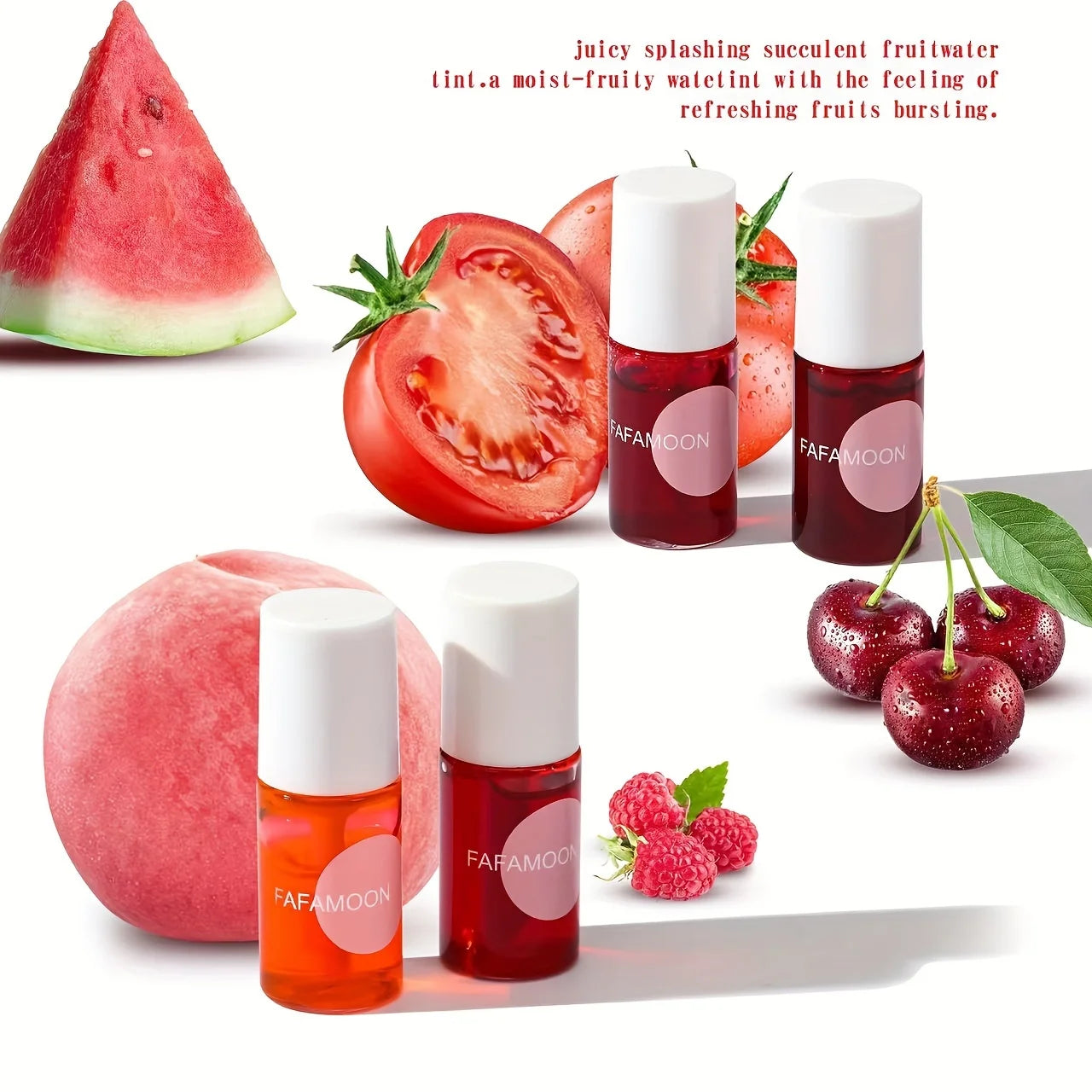 Fruity Lip Tint Water Gloss Long-Lasting Hydrating Lip Color