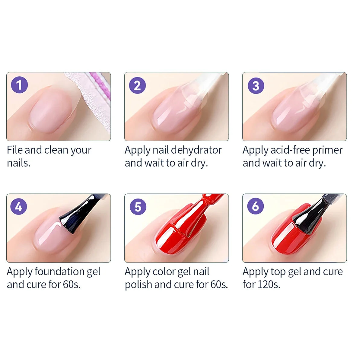 Nailpop Nail Dehydrator & Acid-Free Primer Set – Natural Nail Prep for Acrylic & UV Gel - Roomsium