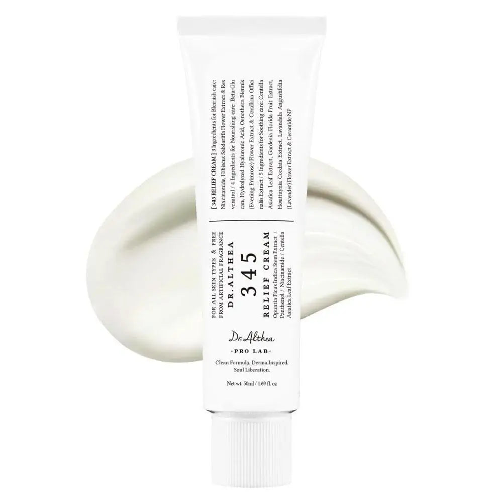 345 Relief Face Cream – Soothing & Hydrating Moisturizer for Oily Skin 50ml - Roomsium