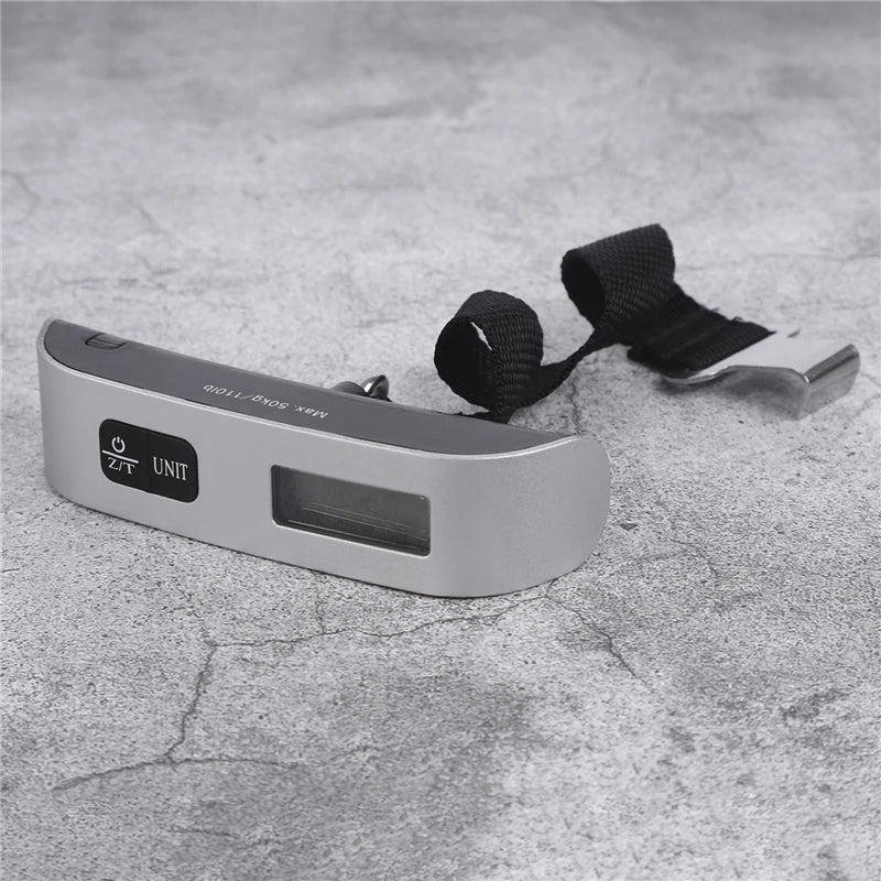 Portable Digital Luggage Scale 110lb / 50kg – LCD Hanging Travel Scale