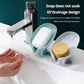 2-Piece Creative Draining Soap Box – Punch-Free Suction Cup Bathroom Soap Holder - Roomsium