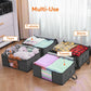 Large Capacity Clothes Storage Bag Foldable Closet Organizer