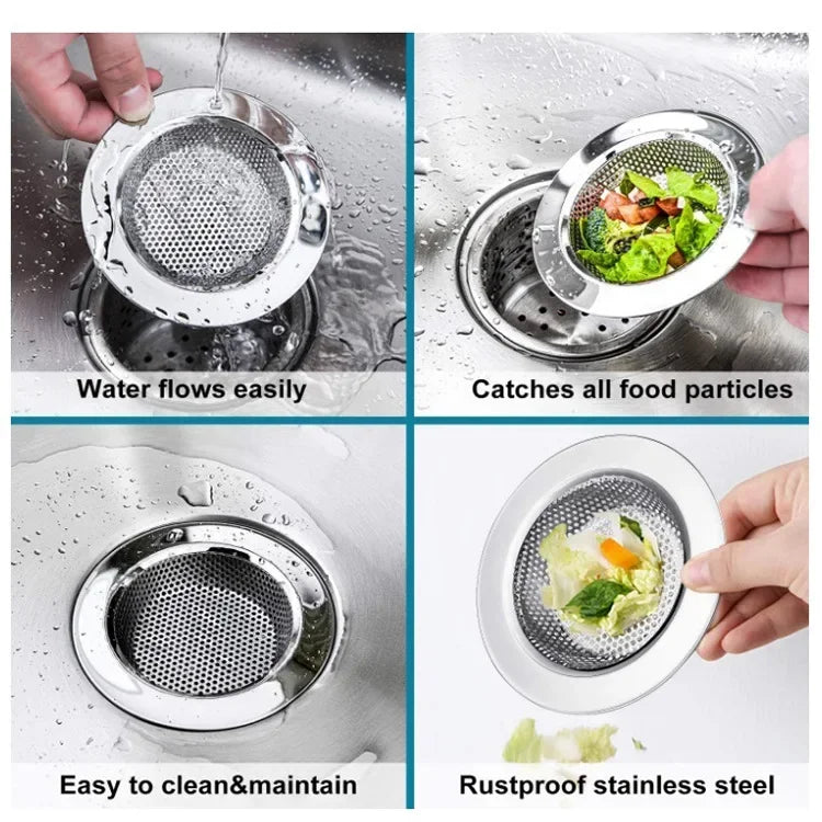 Stainless Steel Sink Drain Strainer Mesh Filter