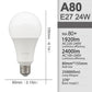 10pcs E27 LED Bulbs A60 G45 3W–24W AC 110V/220V Cold & Warm White Home Light - Roomsium