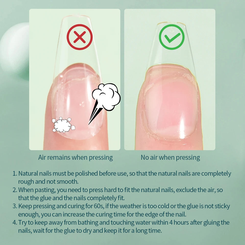 Nailpop Nail Extension Kit 600pcs Soft Gel Nail Tips with Glue Gel & UV Lamp – Fast Nail Extension Set for DIY & Professional Use - Roomsium