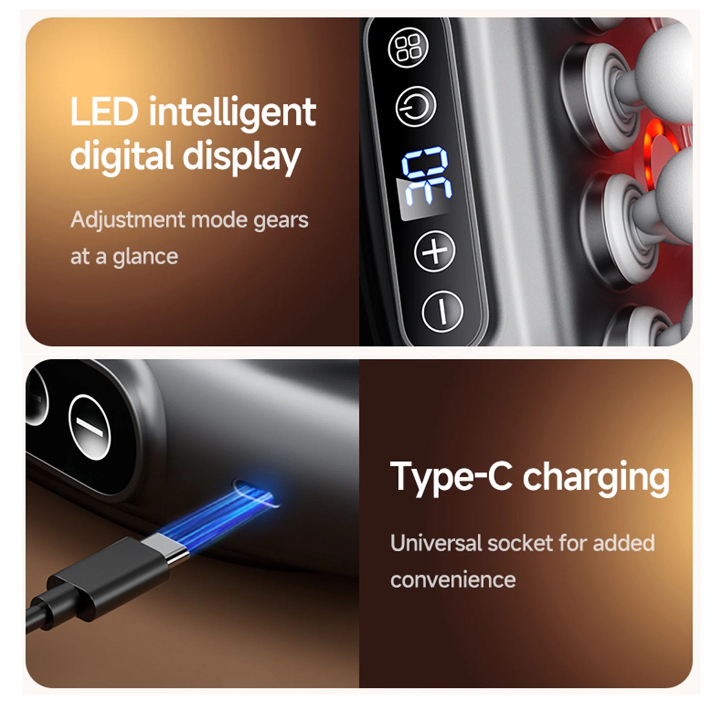 Deep Tissue Massage Gun Set – Electric Muscle Relaxation Massager with 16 Heads