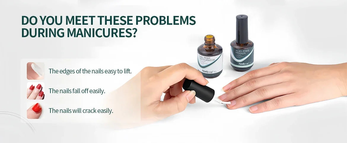 Nailpop Nail Dehydrator & Acid-Free Primer Set – Natural Nail Prep for Acrylic & UV Gel - Roomsium