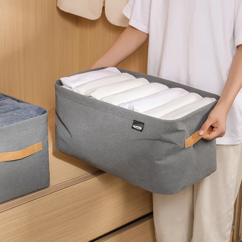 Thickened Clothes Organizer Storage Box | Foldable Wardrobe Drawer Organizer