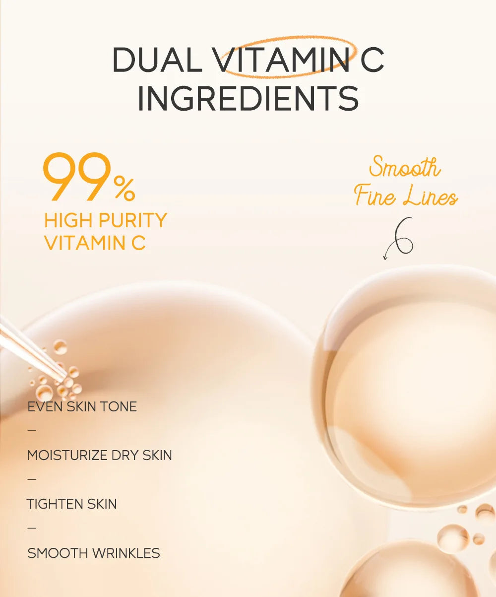 LAIKOU Vitamin C Sakura & Snail 3-Piece Skincare Set – Travel Size Face Care Kit - Roomsium