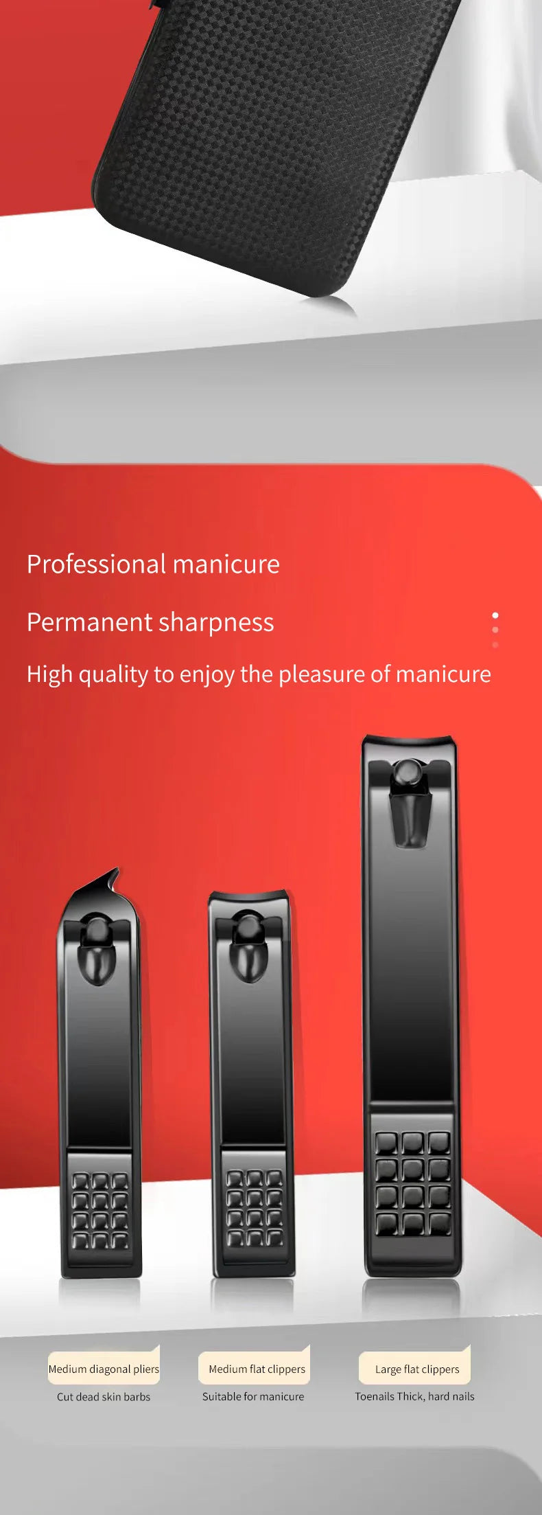 Stainless Steel Nail Clipper Set – Complete Manicure & Pedicure Beauty Tool Kit - Roomsium