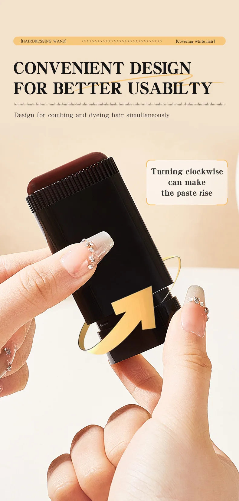 Temporary Root Touch-Up Hair Color Pen – 20g