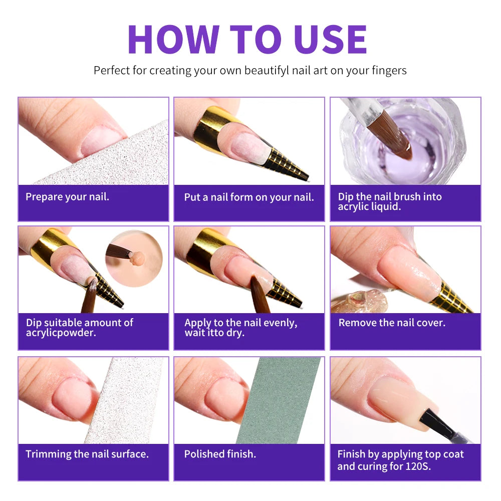 Limegirl Acrylic Liquid Monomer – Professional Nail Art Liquid (40–240ml) - Roomsium