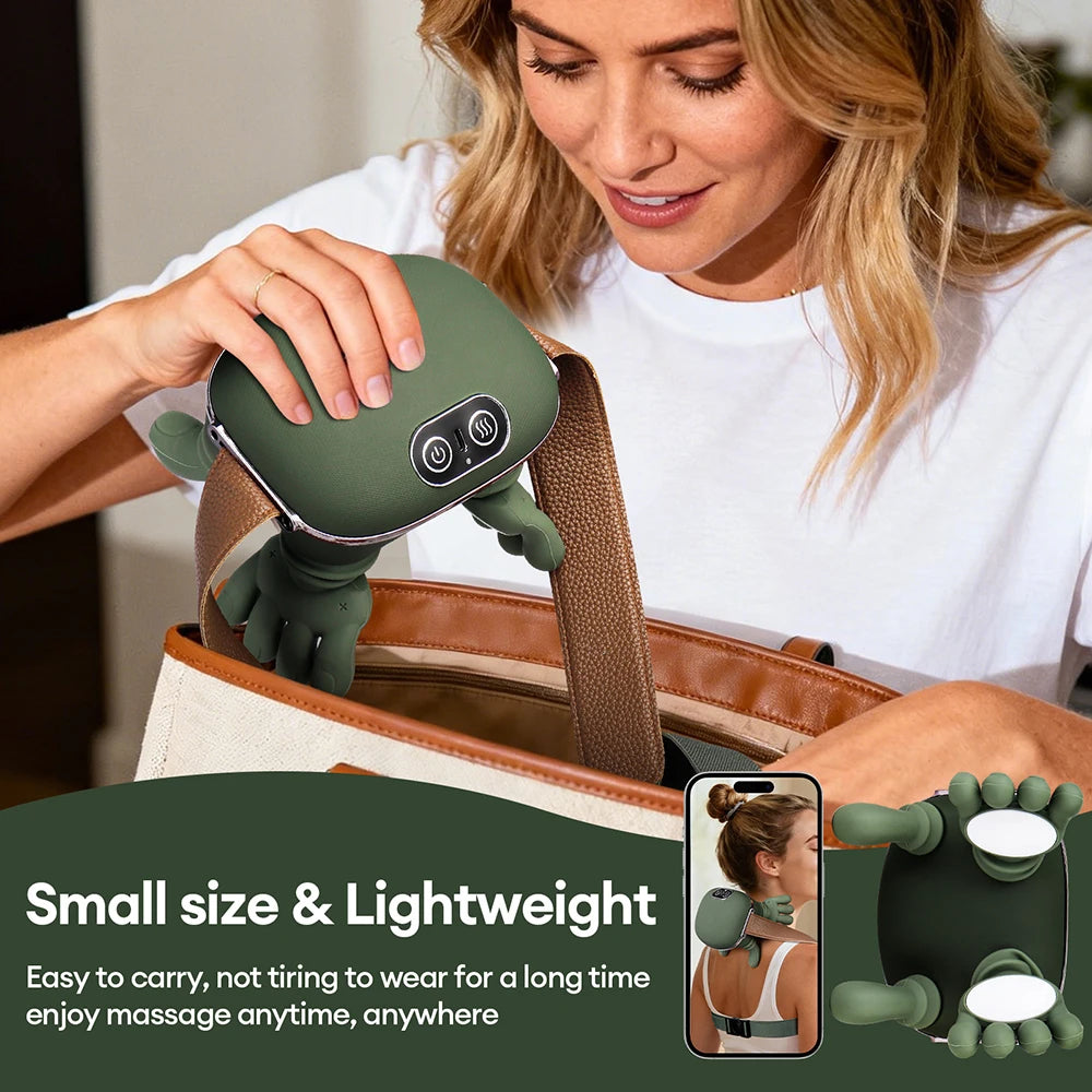 Foreverlily Bionic Neck & Shoulder Massager Shawl – Cervical Kneading Relaxation