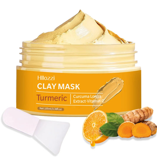 Turmeric Clay Mask Deep Cleansing Facial – Dark Spot & Acne Care, Oil Control