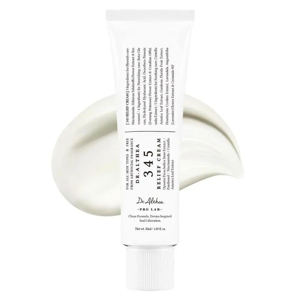 345 Relief Face Cream – Soothing & Hydrating Moisturizer for Oily Skin 50ml - Roomsium
