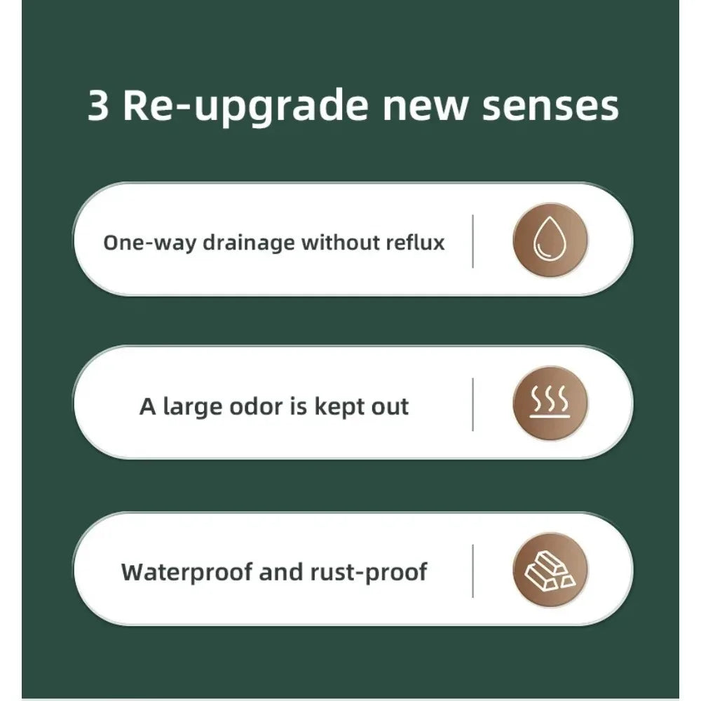 Stainless Steel Pop-Up Sink Drain Plug – Press Type