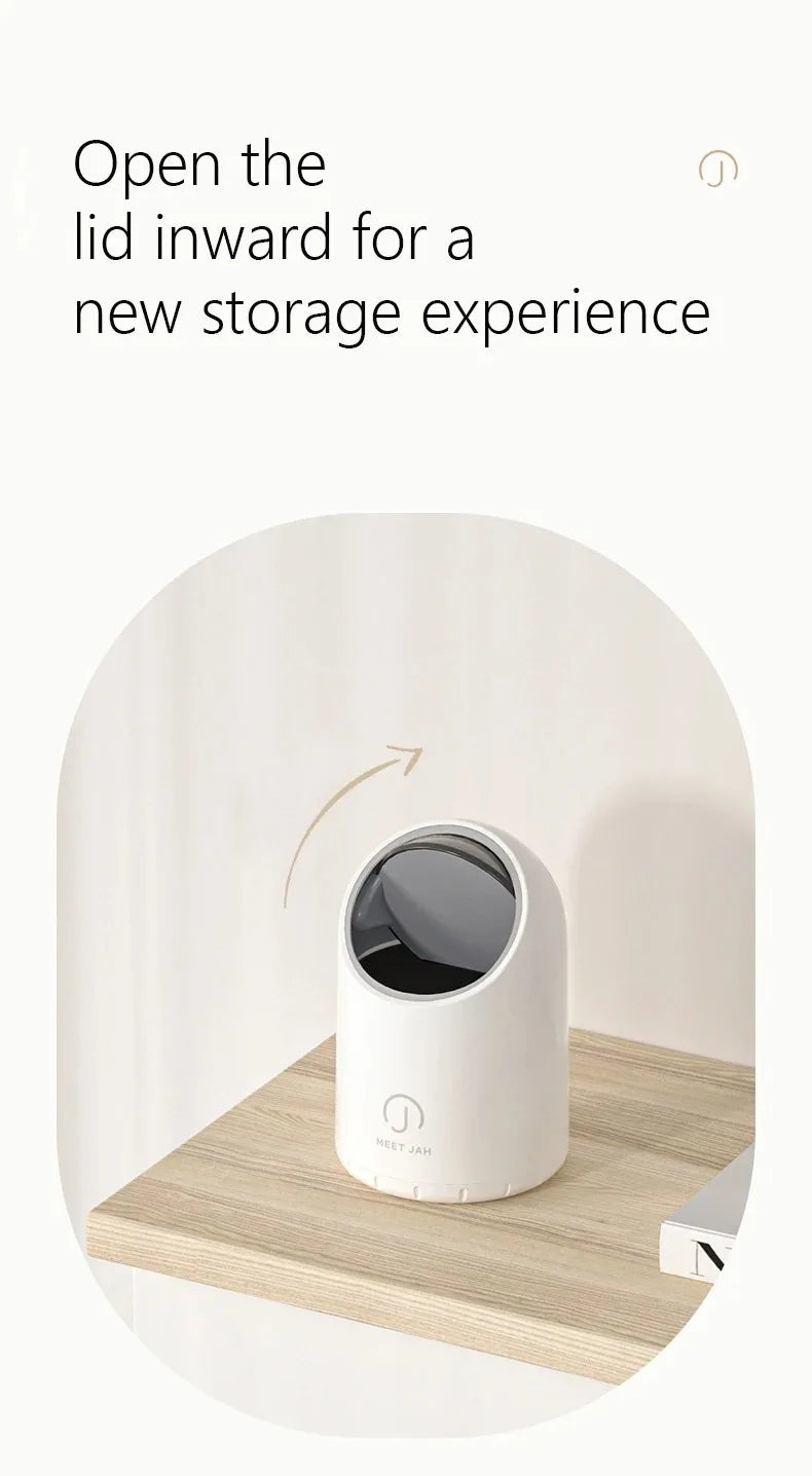 Touchless Desktop Trash Can – Mini Induction Sensor Bin (2L)