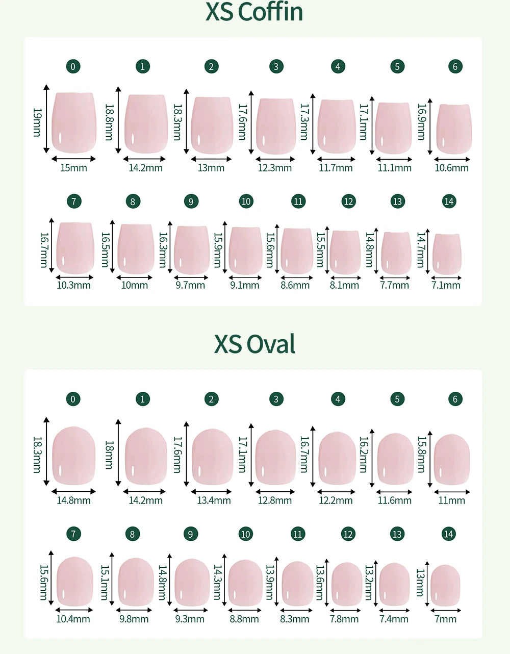 Nailpop 3-in-1 Nude Natural Nail Tips – 140PCS