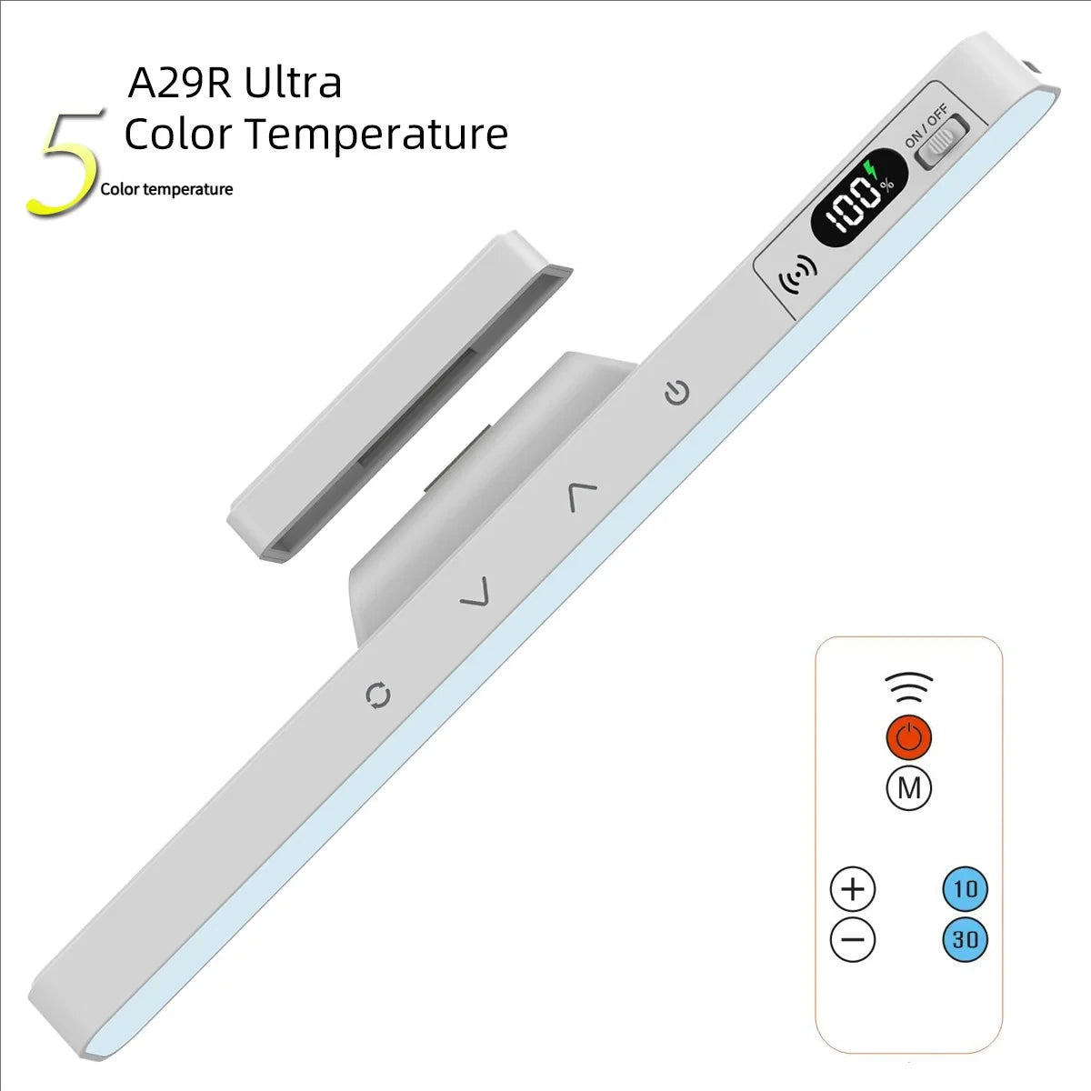 Smart Touch Magnetic Table Lamp | Rechargeable LED Desk Light