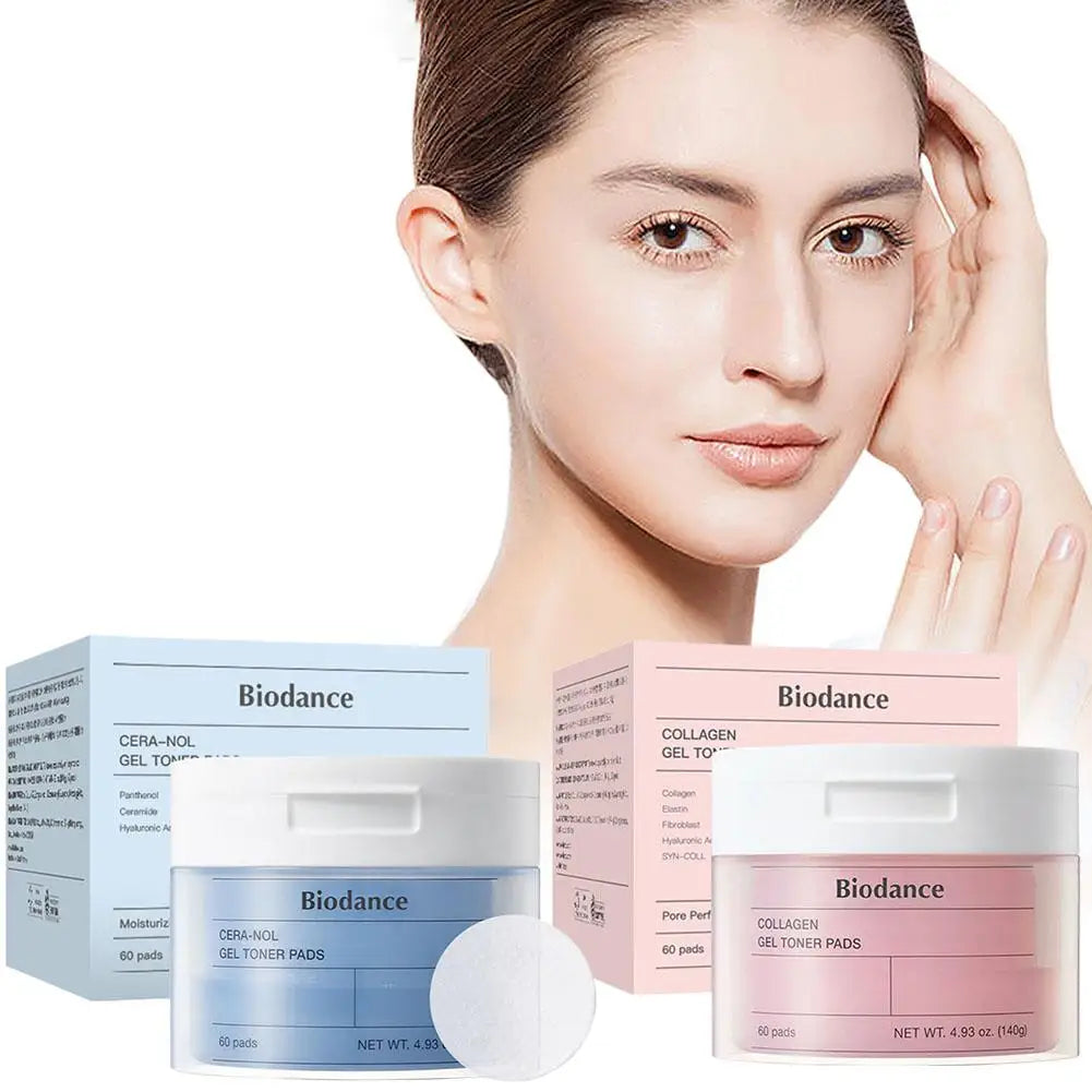 Korean Biodance Skin Care Kit – Collagen Gel Toner Pads & Bio-Collagen Deep Mask