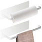 Magnetic Paper Towel Holder – Punch-Free Metal Wall Mount Towel Rack for Kitchen, Bathroom & RV