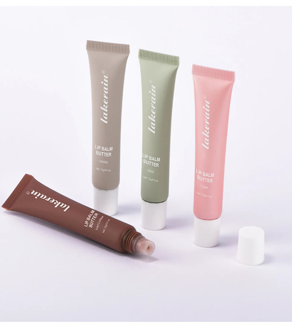 Summer Moisturizing Lip Balm Gloss – Transparent Lip Oil with Vanilla, Mint & Iced Coffee Scents - Roomsium
