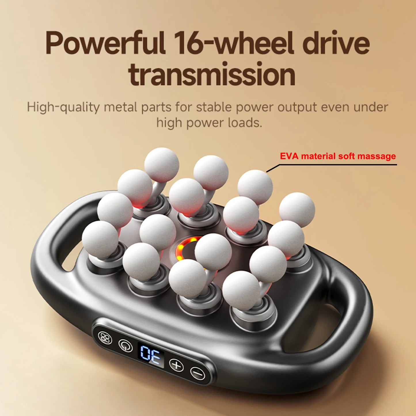 Deep Tissue Massage Gun Set – Electric Muscle Relaxation Massager with 16 Heads